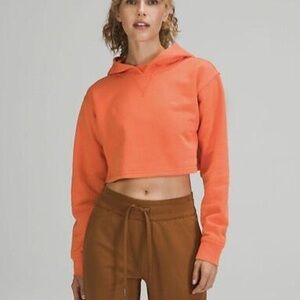 Lululemon Orange Crop Hoodie
